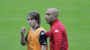 Halilovic, con Abelardo.