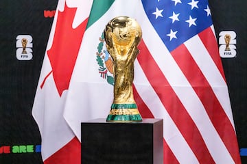 Imagen del trofeo de la Copa del Mundo de la FIFA.
