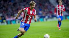 Marcos Llorente, durante un partido del Atl&eacute;tico.