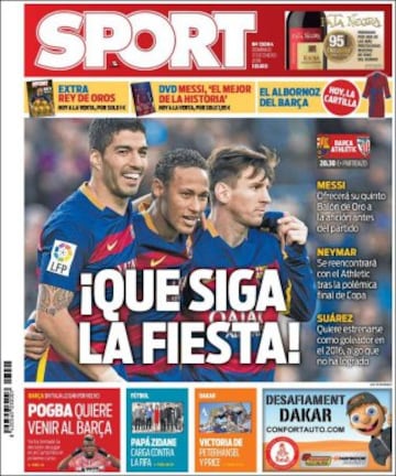 Portadas de la prensa mundial