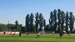 Así intenta Salas impregnar su estilo en los entrenamientos