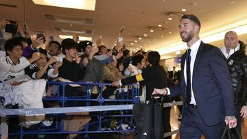 La seguridad impidió al Madrid darse un baño de masas en Japón