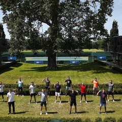 Foto de grupo antes de la Batalla de los Británicos