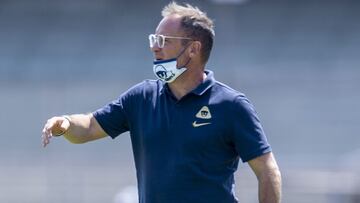 Andrés Lillini, preocupado por la falta de gol en Pumas