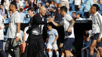 James Rodriguez y Zinedine Zidane.