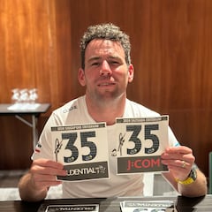 Cavendish se despide en Singapur y lucirá el dorsal 35 por su récord