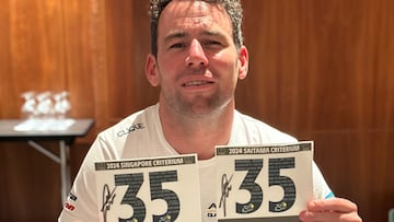 Cavendish se despide en Singapur y lucirá el dorsal 35 por su récord