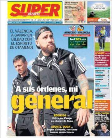 Portadas de la prensa deportiva