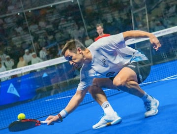 Fernando Belasteguín durante la final del Mundial.