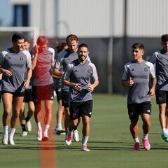 Messi y Jordi Alba, los ausentes en el entrenamiento de Inter Miami previo a la final de US Open Cup