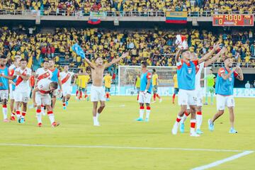 La Selección Colombia perdió 0-1 con la Selección Perú en Barranquilla por la decimoquinta jornada de las Eliminatorias Sudamericanas.