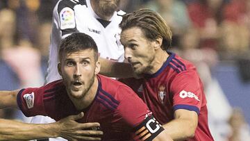 Oier, con Osasuna.