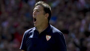 Berizzo con el Sevilla.