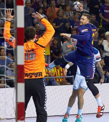 Palmarsson debuta en un 'ensayo' del Barça en Europa