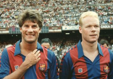 Ese verano también firmó por el Barcelona Michael Laudrup, procedente de la Juventus. En torno a Koeman en la defensa y Laudrup en el ataque, Johann Cruyff configuró su Barcelona en un equipo exitoso ganando 1 copa, 4 ligas seguidas y la Copa de Europa de 1992.