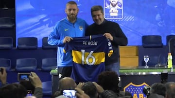 De Rossi "Me emocionó el trato de la gente de Boca"