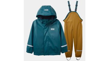 Set de invierno para niños Helly Hansen disponible en su web.