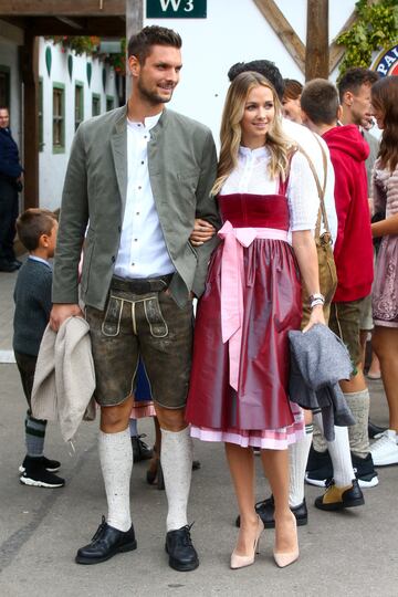 Sven Ulreich and Lisa.