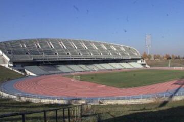 La Peineta stadium before construction got under way.