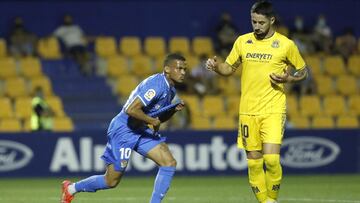 El Fuenla ante el Alcorc&oacute;n.