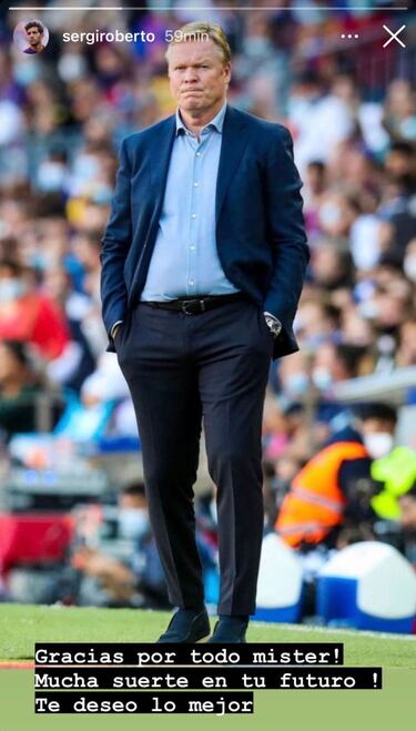 El emotivo mensaje de despedida de Pedri a Koeman