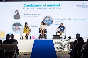 La deportista paralímpica estuvo en el segundo encuentro por la inclusión digital, en el módulo 'Cambiando el mindset: El deporte como motor de inclusión'.