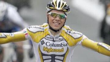 <strong>VENCEDOR.</strong> Gran victoria de Boasson Hagen en el Giro de Italia.