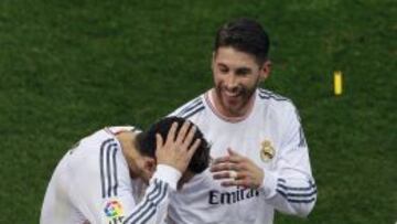 Imagen del mecherazo a Cristiano Ronaldo en el Calder&oacute;n.