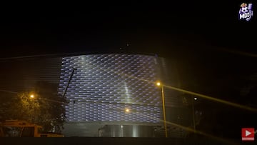 ¡Segunda prueba de la iluminación del Bernabéu! Aún más espectacular