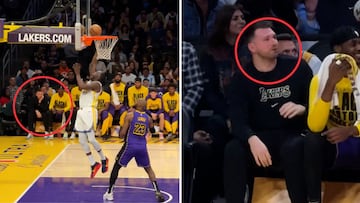 La reacción de Doncic tras el fallo de Green que está dando que hablar en la NBA