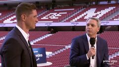 Fernando Torres y Vincente Vall&eacute;s en la presentaci&oacute;n del documental &#039;El &Uacute;ltimo S&iacute;mbolo&#039; en el Wanda Metropolitano.