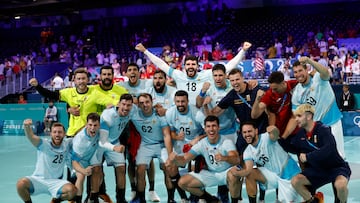 Los Hispanos, después de ganar a Croacia y meterse en cuartos.