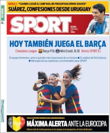 Portadas de la prensa mundial