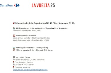 La crono de Valladolid, recortada a 12 km “para una mayor protección”