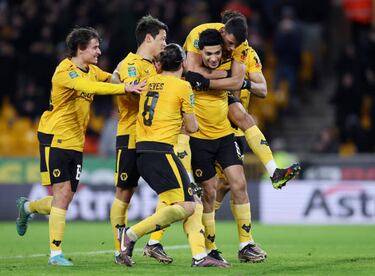 Raúl Jiménez se reencontró con el gol en el Wolverhampton