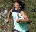 Carles Puyol pone hoy jueves a prueba su rodilla en un amistoso