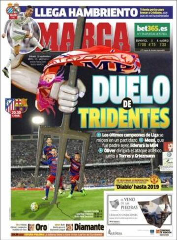 Portadas de la prensa deportiva