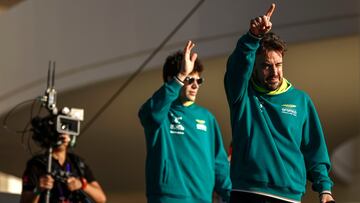 Fernando Alonso y Lance Stroll.