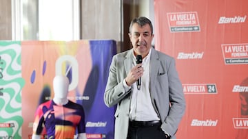 10/04/24 CICLISMO LA VUELTA 2024 PRESENTACION MAILLOTS VUELTA CICLISTA A ESPAÑA MASCULINA Y FEMENINA
JAVIER GUILLEN DIRECTOR DE LA VUELTA

