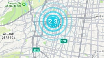 MAPA. ¿cuáles son las zonas con más percepción de microsismos en CDMX?