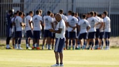 Sampaoli trabajó con los suplentes tras la dulce resaca