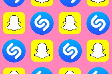 Fusión entre Snapchat y Shazam .