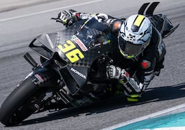 Honda refuerza su mejoría con un tiempazo de Mir