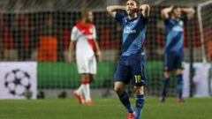 El Arsenal muere en la orilla y el Mónaco jugará los cuartos