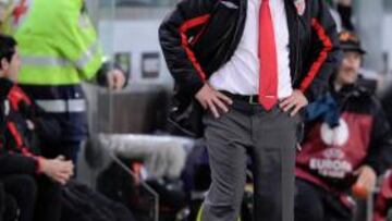 Caparrós durante un encuentro liguero