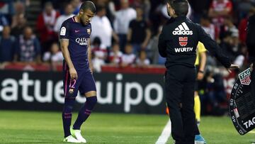 Rafinha se lesion&oacute; en Granada.