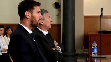 Messi: Barça issue statement in support of player and father