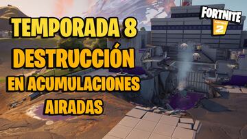 Fortnite: un nuevo cubo morado destroza Acumulaciones Airadas