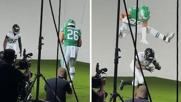 Behind the scenes: how the Madden NFL 26 cover starring Saquon Barkley was made