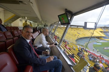 Carlos Queiroz visitó el estadio El Campín por primera vez. El técnico de la Selección Colombia estuvo acompañado por algunos integrantes del Comité Ejecutivo de la Federación Colombiana de Fútbol.